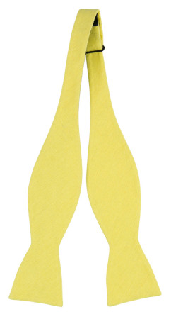 WISTFUL Light yellow ungebundene Fliege