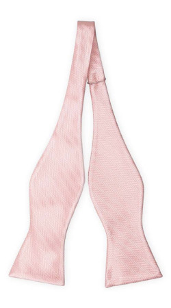 JAGGED Blush pink ungebundene Fliege
