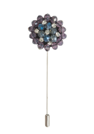 JEWELLERY PURPLE BLUE reversnadel