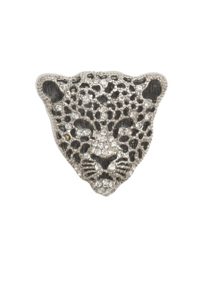 LEOPARD SILVER reversnadel