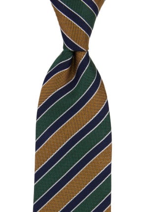 LINEDUP YELLOW GREEN klassisch breite Krawatte