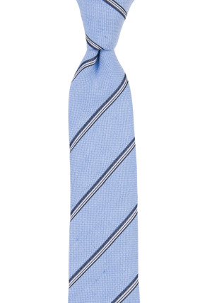LINENLINES LIGHT BLUE schmale Krawatte