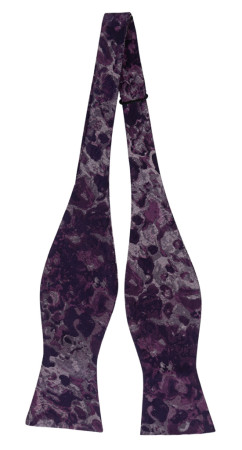 LOVEBOMBER AUBERGINE ungebundene Fliege
