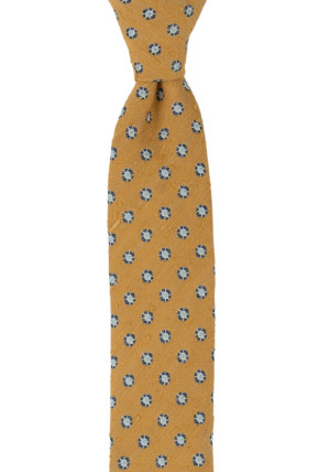 LUCEDELSOLE YELLOW schmale Krawatte