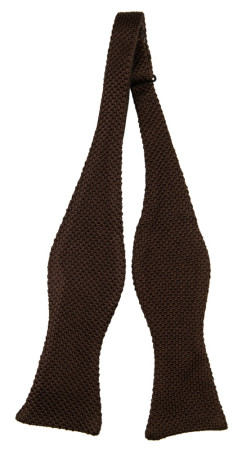 MANFUL DARK BROWN ungebundene Fliege