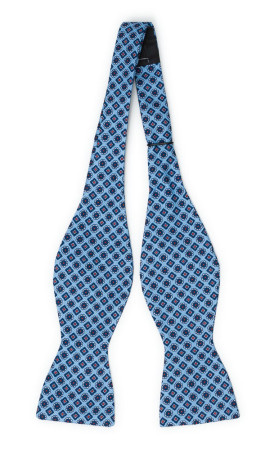 MEDAGLIONI Light blue ungebundene Fliege