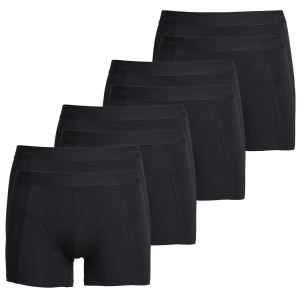 BAMBOO BOXER 8P BLACK unterhose
