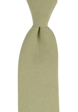 MOREAMORE Sage green klassisch breite Krawatte