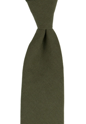 MOREAMORE Seaweed green klassisch breite Krawatte