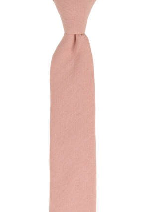MOREAMORE Vintage pink schmale Krawatte
