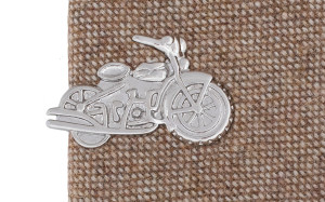 Motorbike Silver krawattennadel