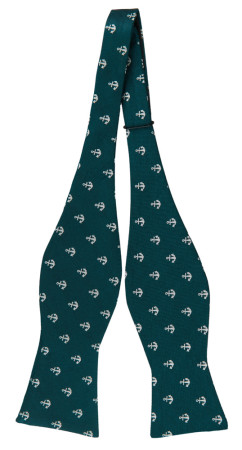 NAVIGATIONAL DARK GREEN ungebundene Fliege