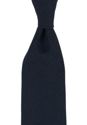 NECESSITA NAVY klassisch breite Krawatte