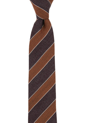 NICENESS BROWN schmale Krawatte