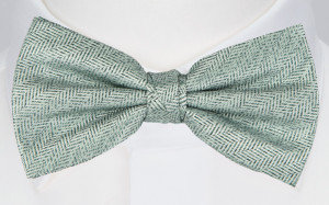 Nuptials Dusty Green Fliege