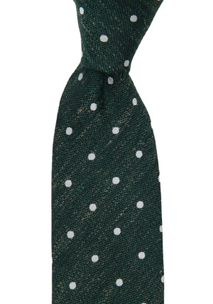 ONPOINT DARK GREEN klassisch breite Krawatte