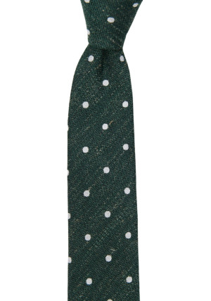 ONPOINT DARK GREEN schmale Krawatte