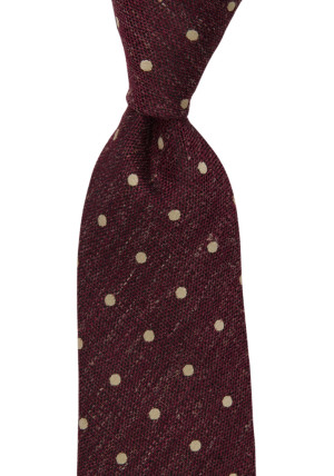 ONPOINT DARK RED klassisch breite Krawatte