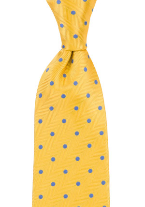 ONTHEDOT YELLOW klassisch breite Krawatte