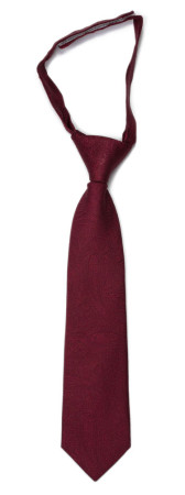 ORNATE Dark red kinderkrawatte klein vorgebundene
