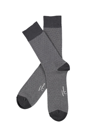 PATTERN ANTHRACITE MELANGE socken