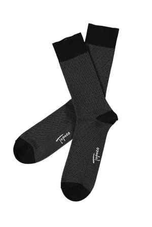 PATTERN BLACK socken