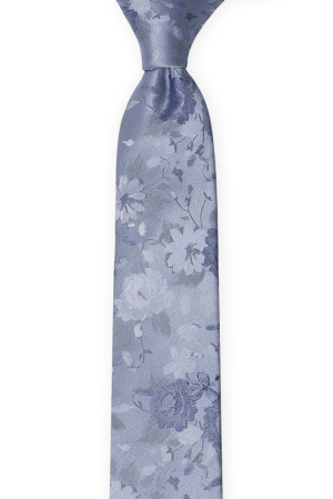 PROPOSAL Dusty blue schmale Krawatte