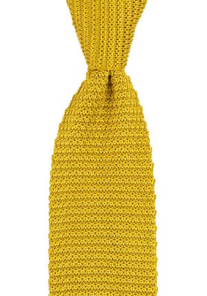 PURLEWISE LEMON YELLOW klassisch breite Krawatte