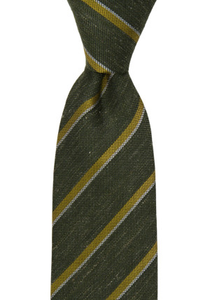 QUICKANDEASY OLIVE GREEN klassisch breite Krawatte