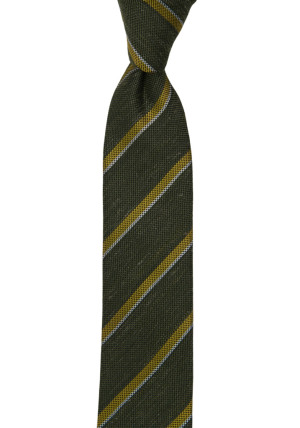 QUICKANDEASY OLIVE GREEN schmale Krawatte