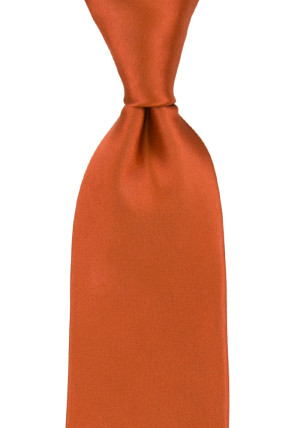 SATIN BRICK klassisch breite Krawatte