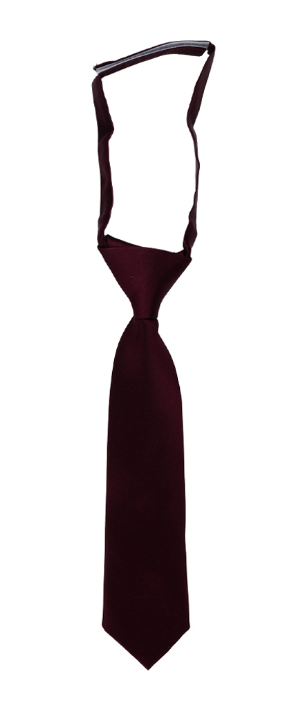 SATIN BURGUNDY kinderkrawatte klein vorgebundene