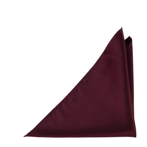 SATIN BURGUNDY Einstecktuch