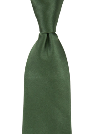 SATIN DARK SAGE klassisch breite Krawatte