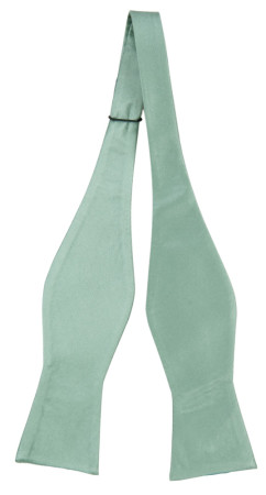 SATIN GREYED JADE ungebundene Fliege
