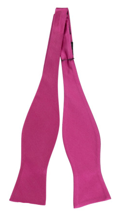 SATIN HOT PINK ungebundene Fliege