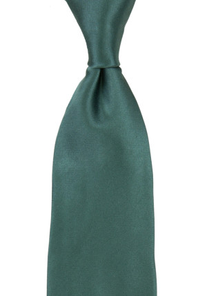 SATIN JUNIPER GREEN klassisch breite Krawatte