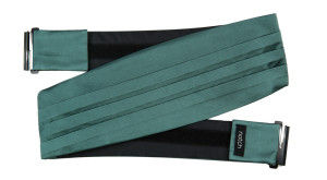 SATIN JUNIPER GREEN kummerbund