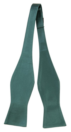 SATIN JUNIPER GREEN ungebundene Fliege