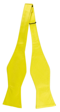 SATIN LEMON ungebundene Fliege