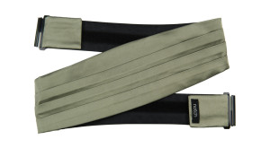 SATIN MOSS GREEN kummerbund