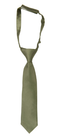SATIN MOSS GREEN kinderkrawatte klein vorgebundene
