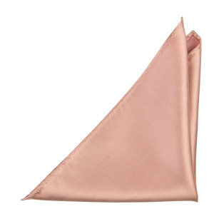 Satin Pearl Pink Einstecktuch