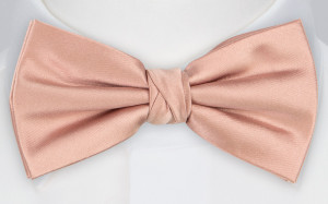 Satin Pearl Pink Fliege