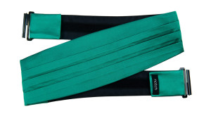 SATIN PERSIAN GREEN kummerbund