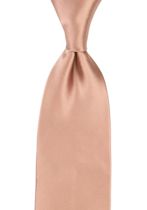 Satin Rose Gold klassisch breite Krawatte