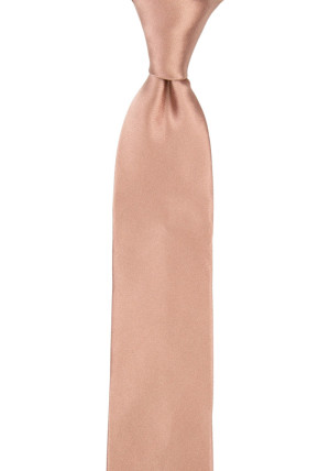 Satin Rose Gold schmale Krawatte