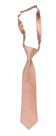 Satin Rose Gold kinderkrawatte klein vorgebundene