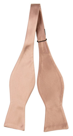 Satin Rose Gold ungebundene Fliege