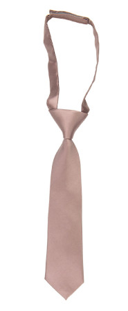 Satin Rose Taupe kinderkrawatte klein vorgebundene